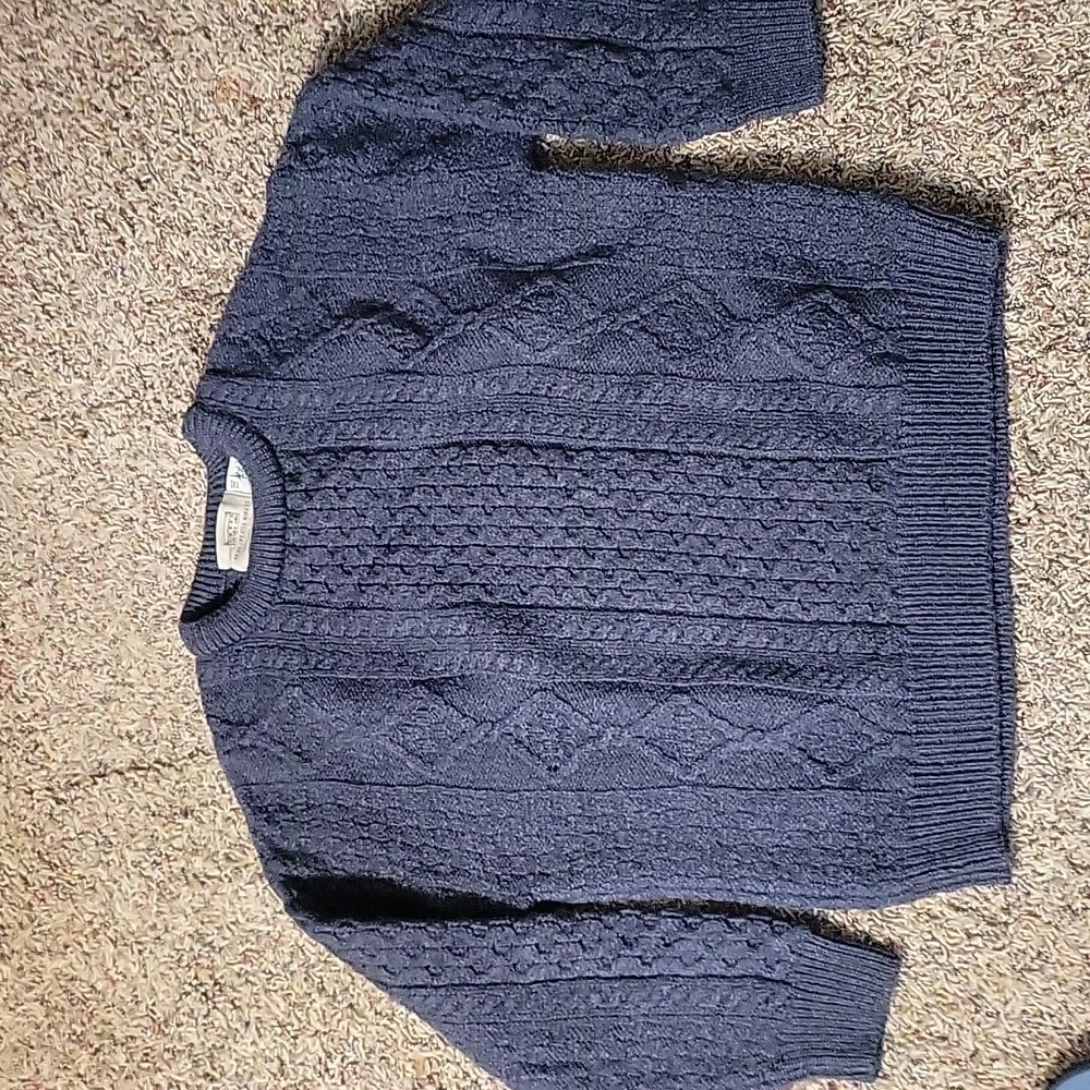 Aran Sweater Market 100% Wool Fisherman Sweater